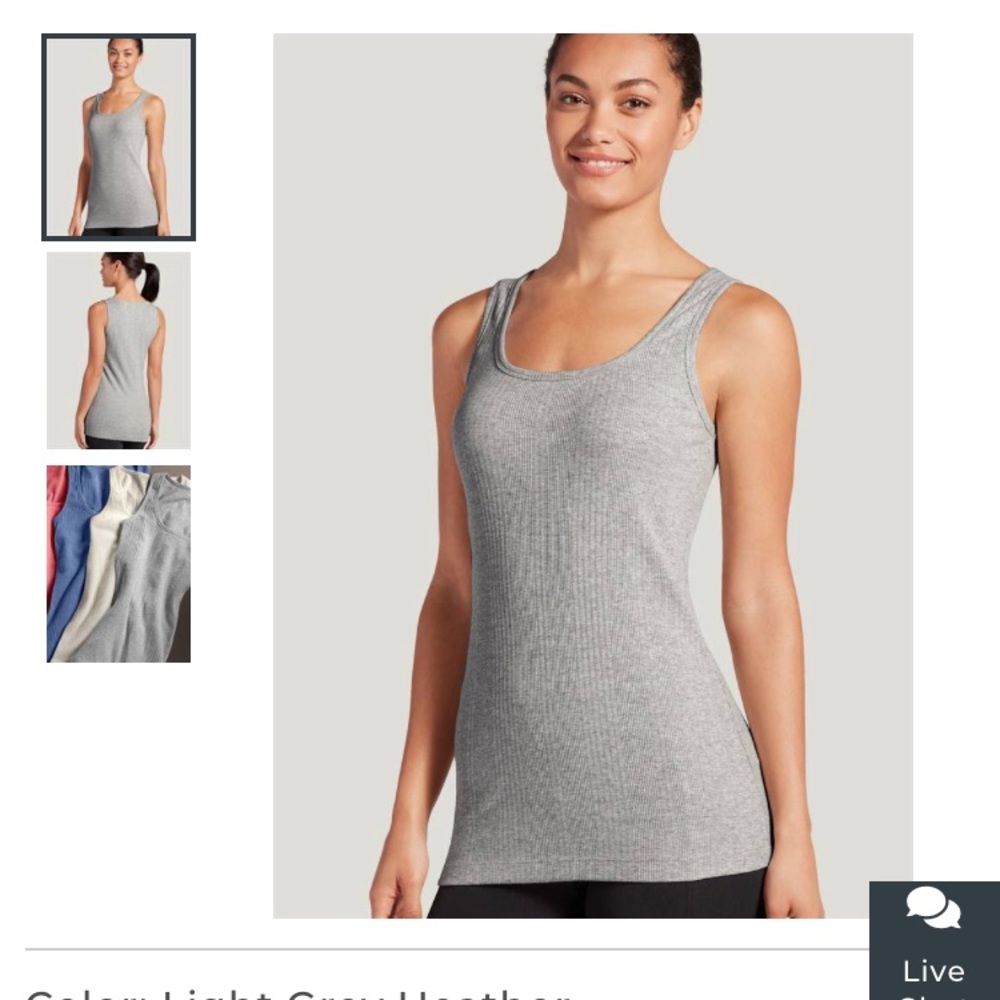 - - Jockey Rib Tank Top